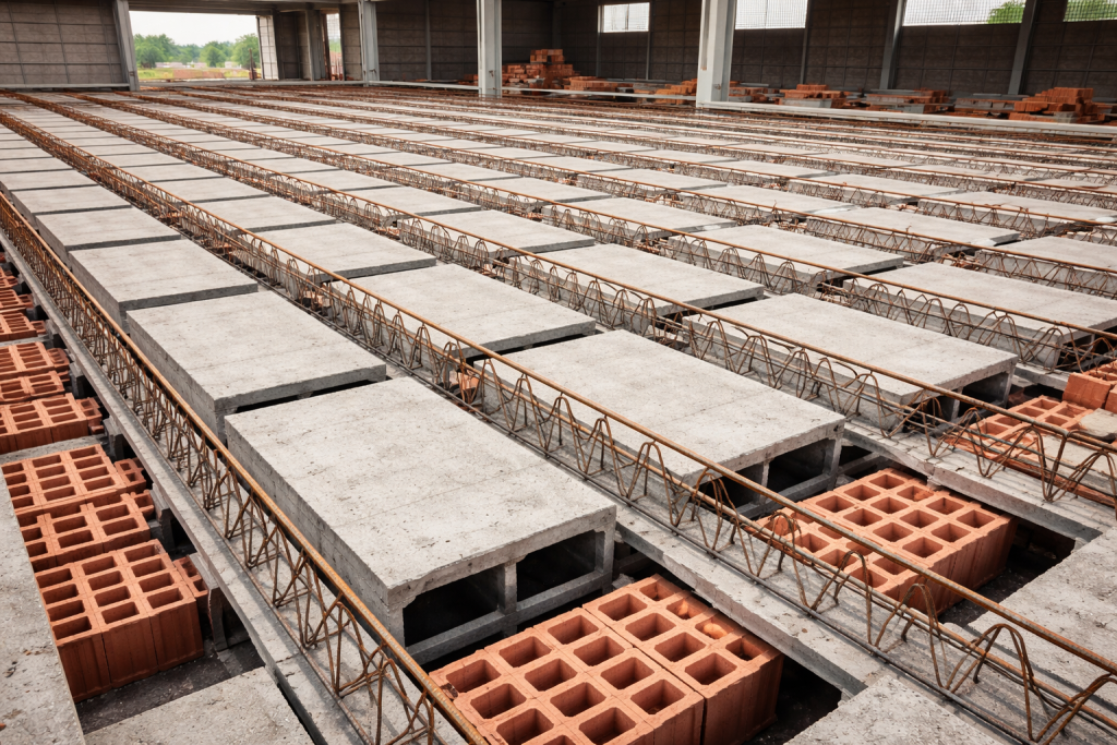 Entenda como funcionam as lajes treliçadas, sua composição e principais vantagens técnicas em um texto assinado por Valderci Malagosini Machado.